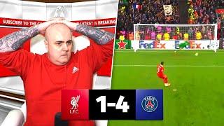 REACTING TO LIVERPOOL 0-1 PSG (1-4 ON PENALTIES) HIGHLIGHTS