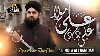 ALI MOLA ALI DAM DAM - 13 Rajab Manqabat 2024 - Hafiz Ahmed Raza Qadri