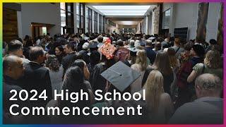 2024 UNCSA High School Commencement