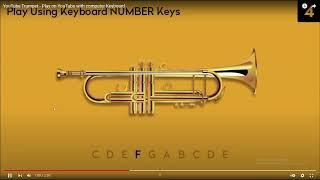 YouTube Trumpet  - Play on YouTube with computer Keyboard