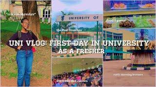 Uni Diaries : First Day of School In a Nigerian University as a 100 LEVEL STUDENT