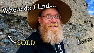 Where to find GOLD - A gold panner's practical look at the river.