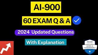 AI-900 Exam Questions 2025 | 60 Exam Questions and Expert Insights | Pass AI-900 in 1 HR