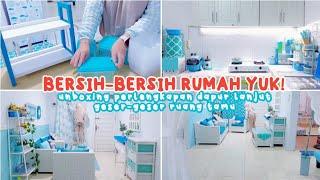 BERSIH-BERSIH RUMAH GANTI SUASANA MENJELANG RAMADHAN | UNBOXING PERLENGKAPAN DAPUR BIRU