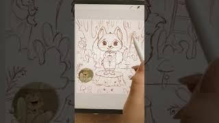 Детская книжная иллюстрация в procreate 