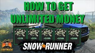 SNOWRUNNER - How to Easily Make Unlimited Money on Console - Money Mod Tutorial PS4 PS5 Xbox