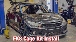 FK8 Civic Type R Dash Removal+Cage Kits Roll Cage Install Guide