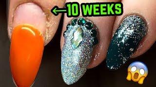 #NAILTUTORIAL of HOW TO DO NAILS at home to make them STAY 10 WEEKS FROM INFILL TO INFILL