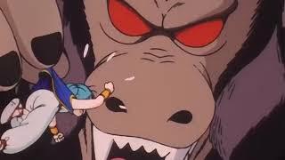 Ape Goku eats Bulma