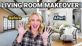 EXTREME LIVING ROOM MAKEOVER!