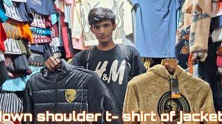 down shoulder t- shirt [ fs market first ₹300 ₹1000  vlogs] 2025 [Mumbai] @YouTube