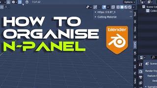 How to FIX the N-PANEL in Blender - free addon tutorial