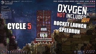 Oxygen Not Included Rocket launch Speedrun in 5 cycles - Spaced Out Whatta Blast Update