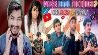 Reaction Kaise Bane Tiktoker | Youtube VS Tiktok |Realhit