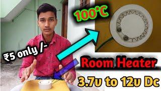 Mini Room Heater|How to make room heater|Room Heater kaise banaye|#roomheater