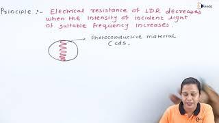 Application of Photoelectric Effect LDR - Photoelectricity - Physics 2