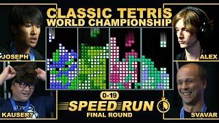 First to 19 Speedrun Final Round - TETRIS RACE!