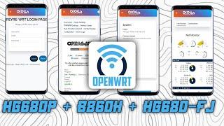 Review ⭕ Fw Openwrt 23 for AlkhaNet Feat AlphaOS ( Hg680p,B860H,Hg680-Fj  )