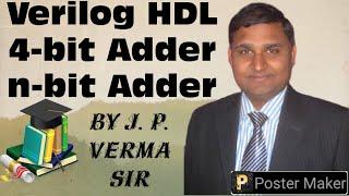 Lecture-3 Verilog HDL 4-bit Adder and n-bit Adder