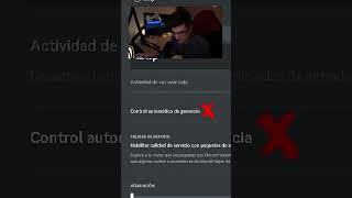 ESTA ES MI CONFIGURACIÓN DE DISCORD