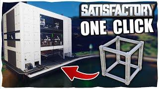 How to Build A One Click Modular Frame Blueprint Satisfactory