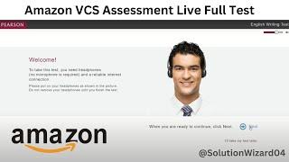 Amazon VCS Assessment || Amazon Virtual Customer Service Live Test