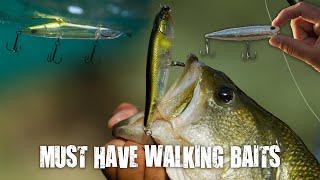 3 Japanese Walking Baits We Can't Leave Home Without!! Our Go To Walking Baits!