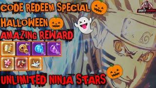 AMAZING REWARD!! - NEW GIFTCODE UNLIMITED NINJA STARS SPECIAL HAPPY HALLOWEEN 