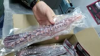 Обзор осьминог копчёный щупальца от компании Рыба моя