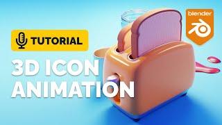 Blender Animated Food Icon Tutorial | Polygon Runway