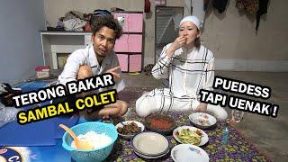 MUKBANG MAKAN SAMBEL TERONG ! PECEL ! MENU SEDERHANA LEZAT !