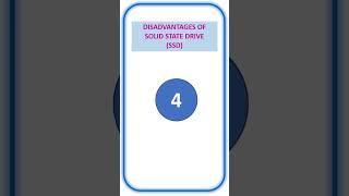 Disadvantages of Solid State Drive (SSD) | Sarita's Teachdesk