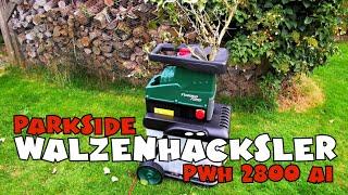 Das ist der Walzenhäcksler PWH 2800 A1 von PARKSIDE® mit Turbo-Power-Motor