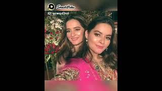 Aiman khan and minal khan latest tiktok video 