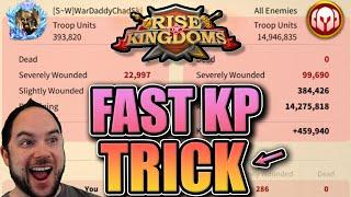 Get fast and efficient KP [Cheeseburger tactic explained] Rise of Kingdoms