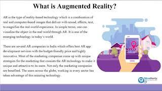 Augmented Reality App Development | AR Development Company in UK | The NineHertz