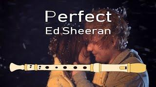 Ed Sheeran - Perfect (COVER FLAUTA CON NOTAS)