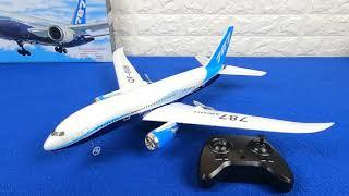 Boeing 747  Rc Planes Flight Test Airplane RTF Scale Model Aircraft Unboxing + Assembly 787 QF008