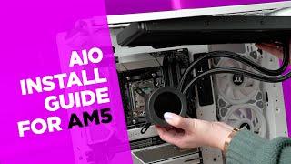 AIO Water Cooler Install Guide for Ryzen AM5 - Thermaltake All In One CPU Coolers