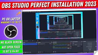 How To install OBS Studio On Windows 7/8.1/10/11 | Download OBS Studio For PC/Laptop (32bit & 64bit)