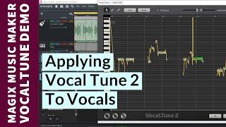 MAGIX Music Maker - How to Apply Vocal Tune 2 To Vocals
