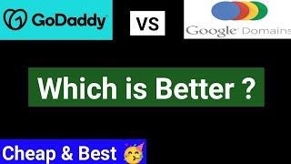 GoDaddy vs Google Domains Which is Best Google Domains or GoDaddy @GoDaddy  #GoDaddy