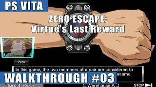 Zero Escape: Virtue's Last Reward Walkthrough/Gameplay #3 (The Nonary Game) (PS Vita)