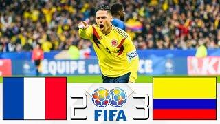 France 2 x 3 Colombia (Falcao Masterclass) ● International Friendly 2018 | Highlights & Goals HD