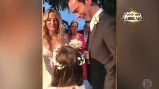 Diário das Celebridades: Hoje em Dia mostra detalhes do casamento de Tici Pinheiro e Cesar Tralli