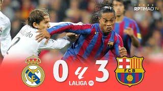 Real Madrid 0 x 3 Barcelona ● La Liga 05/06 Extended Goals & Highlights ᴴᴰ