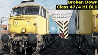 Broken Down - Class 47/4 HI BLU