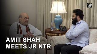 Amit Shah meets Tollywood actor Jr NTR in Hyderabad | Latest News