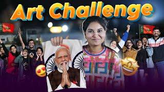 TEAM SHIKHA X Art Challenge| BIGGEST Rangoli at Rajgarh