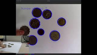 Simple Coin Counter with Computer Vision OpenCV